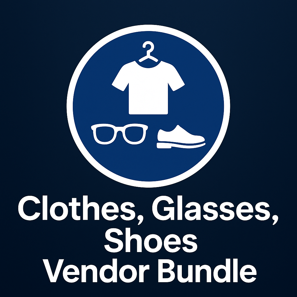 Clothes, Shoes, and Glasses Supplier